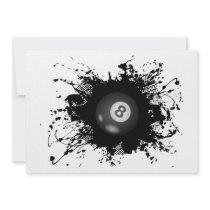 Billiard Urban Style Custom Announcements