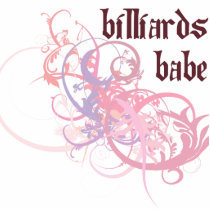 Billiards Babe Photo Cut Out