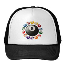 BILLIARDS BALLS TRUCKER HAT