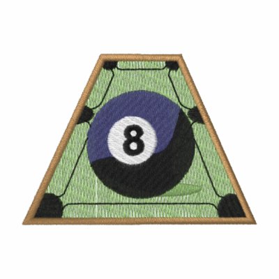 Billiards Embroidered Shirt by ZazzleEmbroidery
