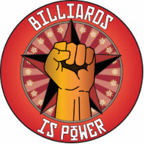 Billiards Is Power Acrylic Cut Out