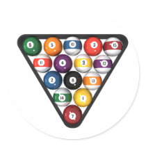 Billiards / Pool Balls Racked: