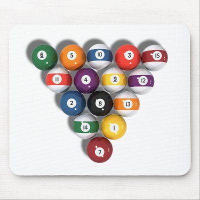 Billiards / Pool Balls with Drop Shadow: by spiritswitchboard