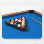 Billiards / Pool Table: Blue Felt: mousepads