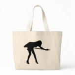 Billiards - Sexy Woman Canvas Bag
