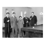 Billiards Stars: 1927 Post Card