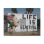 Billie Holiday Street Art Postcard