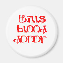 Bills Blood Donor Fridge Magnets