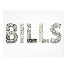 Bills Doodle Collage Invites