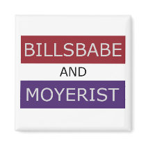 Billsbabe and Moyerist Fridge Magnet