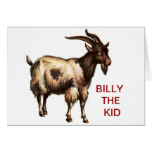 BILLY THE KID GREETING CARDS
