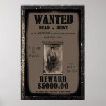 Billy The Kid Wanted Dead or Alive Poster posters