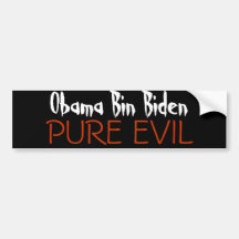 Bin Biden, MAL PUR d'Obama Autocollant Pour Voiture