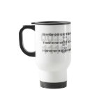 binary code design coffee mug