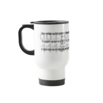 binary code design coffee mug