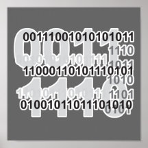 binary code design posters