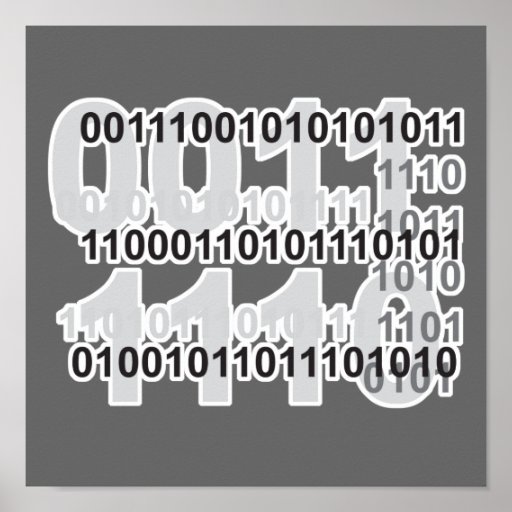 binary code design posters