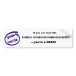 Binary (deleted) bumper sticker