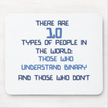 binary joke mousepads