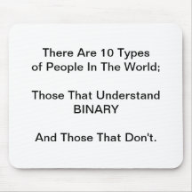 Binary Mouse Pad