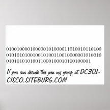 Binary Posters