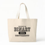 Binary University Canvas Bags