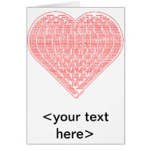 Binary Valentine Notecard