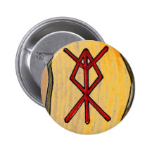 Bind Rune: Home Protection Pinback Buttons
