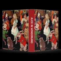 Binder Alice in Wonderland binders