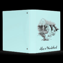 Binder Alice in Wonderland binders