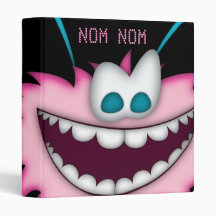Binder Black Pink NOM NOM Recipes Customize It!