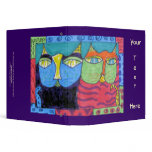 Binder, Cats, Folkart Drawing