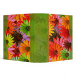 binder colourful daisies