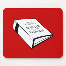 BINDER FULL OF WOMEN MOUSE PAD