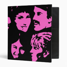 Binder Fun Happy People Customizable
