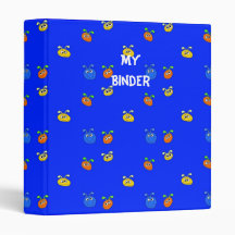 Binder Funny Faces Blue