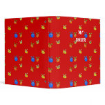 Binder Funny Faces Red
