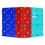 Binder Funny Faces Red Two Blues