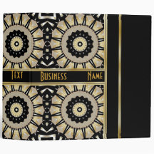 Binder Gold Black Pearl Photos Business Portfolio