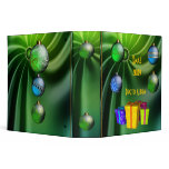 Binder Green Xmas Photo Album Christmas