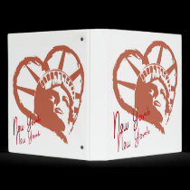 Binder New York, New York Statue of Liberty binders