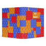 Binder Patched Red Blue Yellow