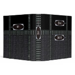 Binder Photo Album Black Leather Metal