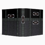 Binder Photo Album Black Leather Metal