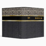 Binder Photo Album Gold Leather Look Ocelot Skin