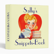 Binder Retro Snippets-book Bits & Scraps Of Past