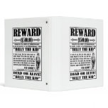 Binder Vintage Billy the Kid Wanted Poster