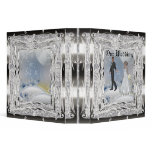 Binder Wedding Photo Album Bride Groom Silver