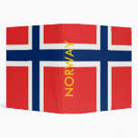 Binder with Flag of Norway