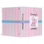 Binder with Pink Elephant
